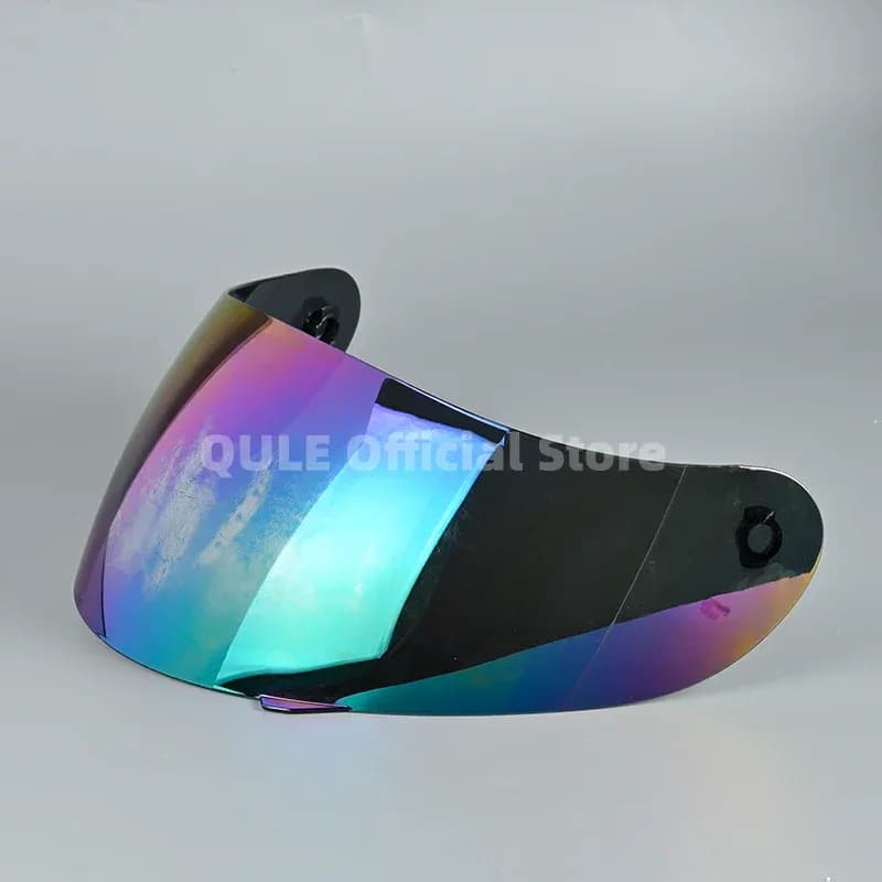 Casque de moto bouclier intégral visière lentille bouclier