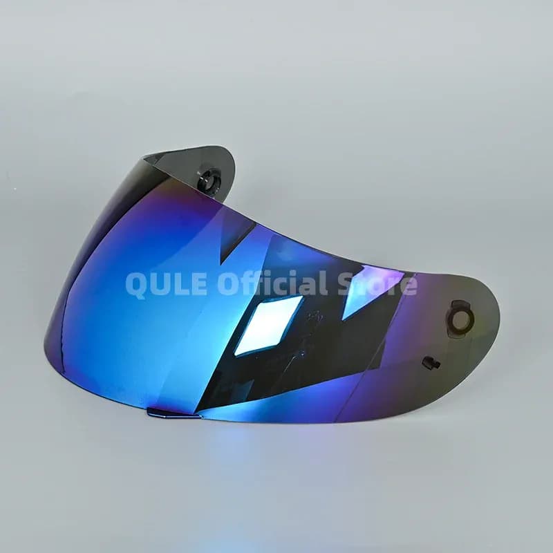Casque de moto bouclier intégral visière lentille bouclier