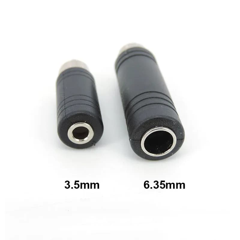 1 pièces prise mâle RCA à 6.35mm 6.5mm à 3.5mm adaptateur