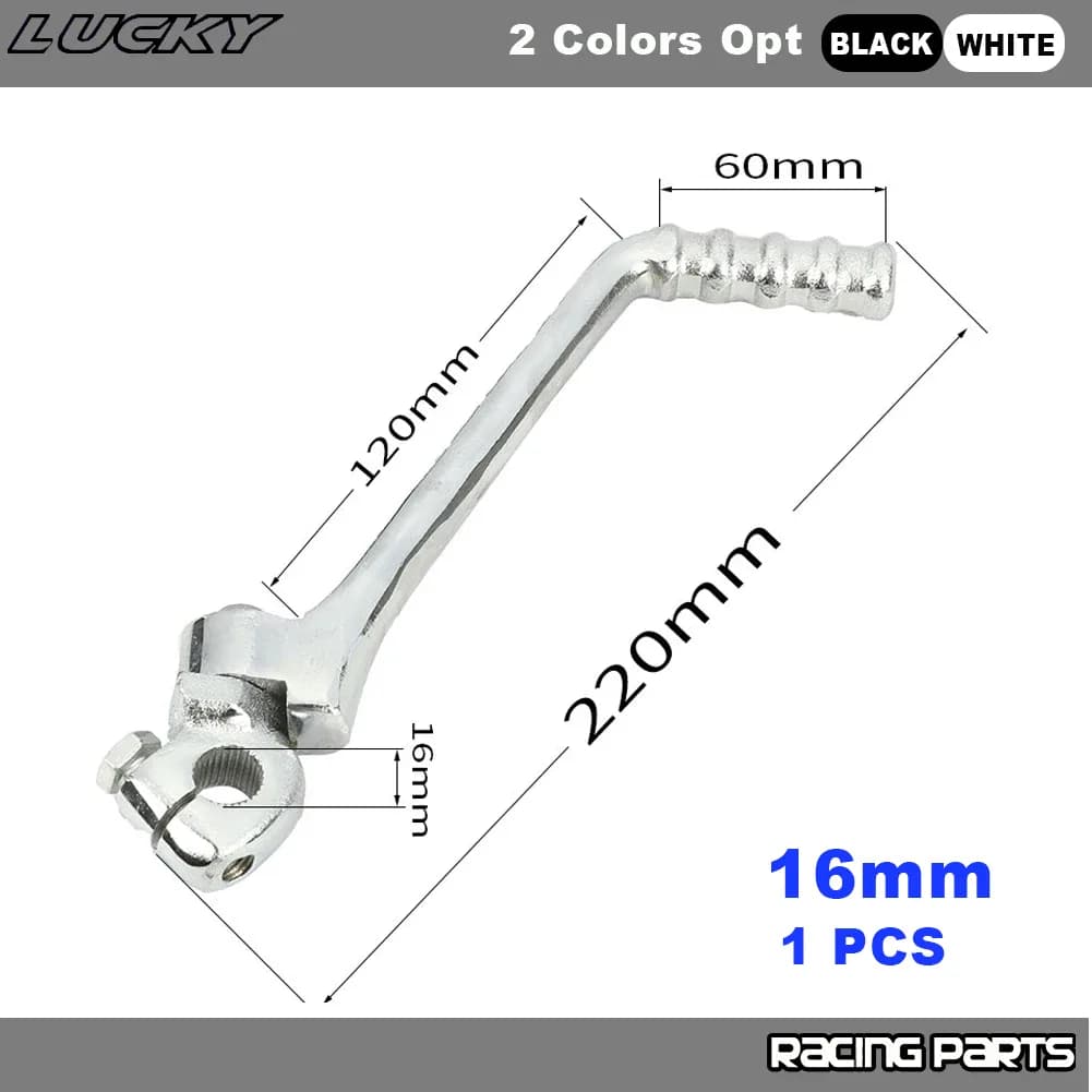 Pédale de levier de démarrage pour moto, trou de 13mm 16mm — photo 4