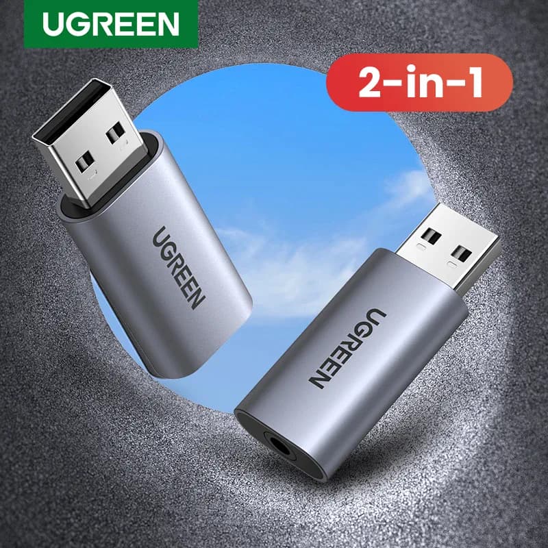 Carte son USB vers jack 3.5 mm TRRS casque-micro