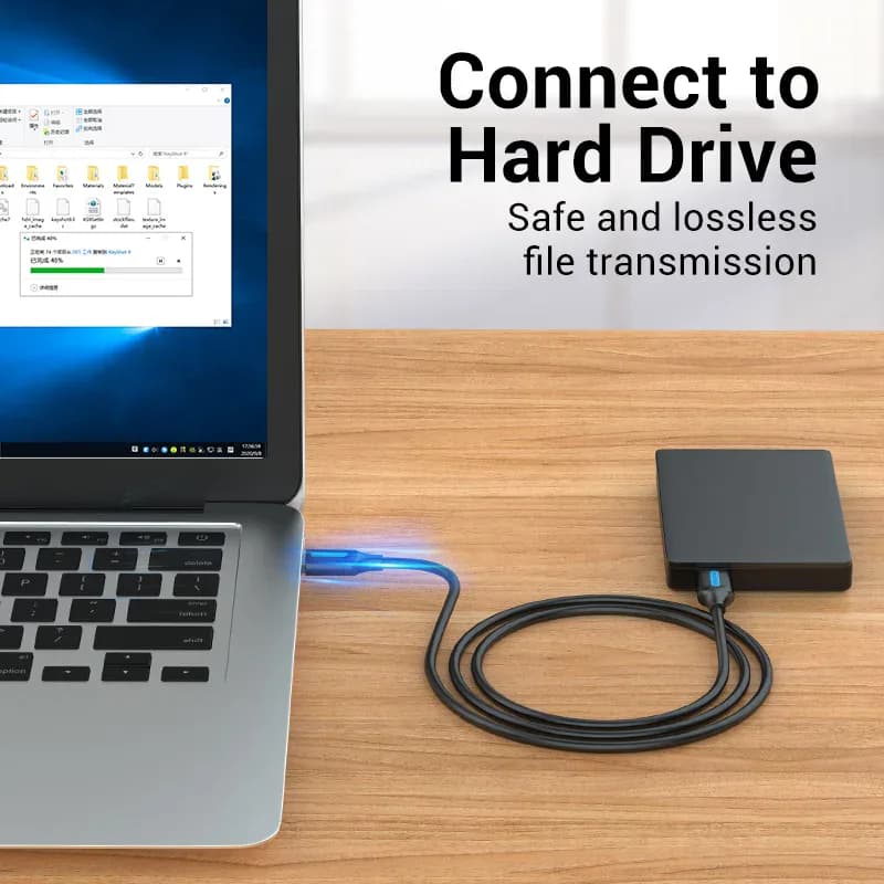 Vention câble d'extension USB vers USB mâle vers mâle 3.0