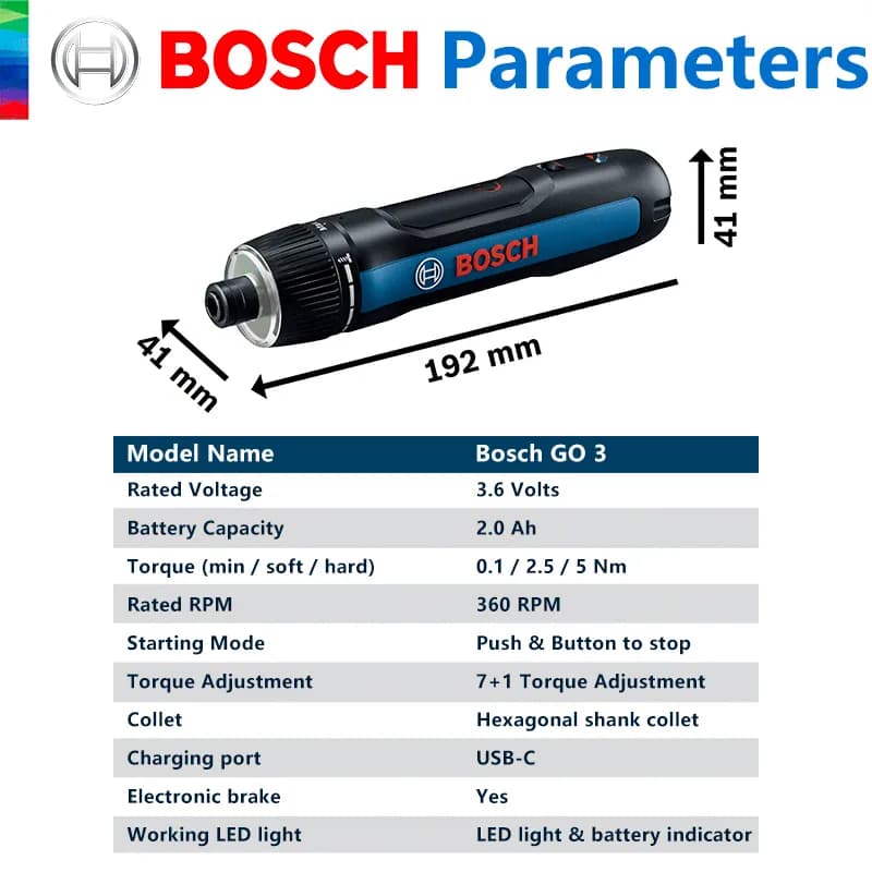 Tournevis sans fil BOSCH GO 3/4, batterie lithium-ion 3 — photo 4