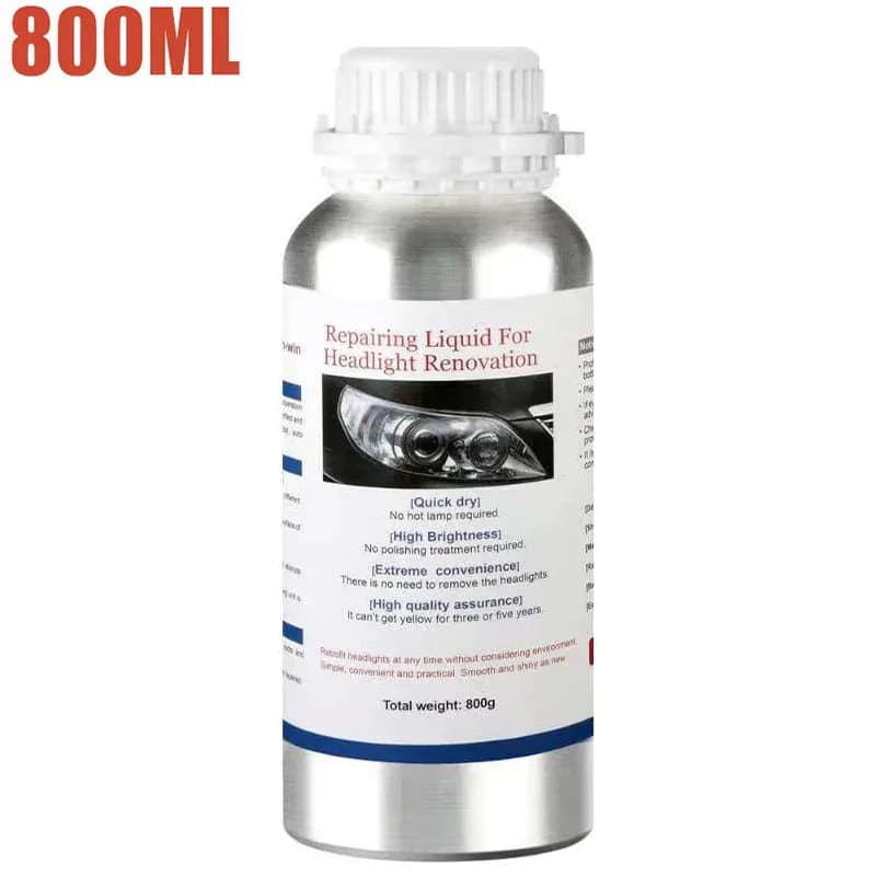 Kit de polissage chimique pour phares de voiture, 800ML — photo 3