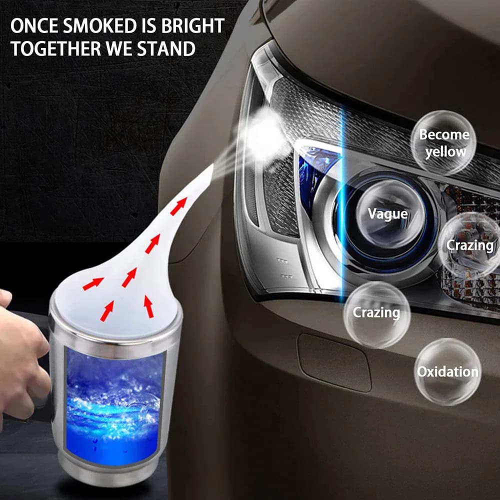 Kit de polissage chimique pour phares de voiture, 800ML — photo 4