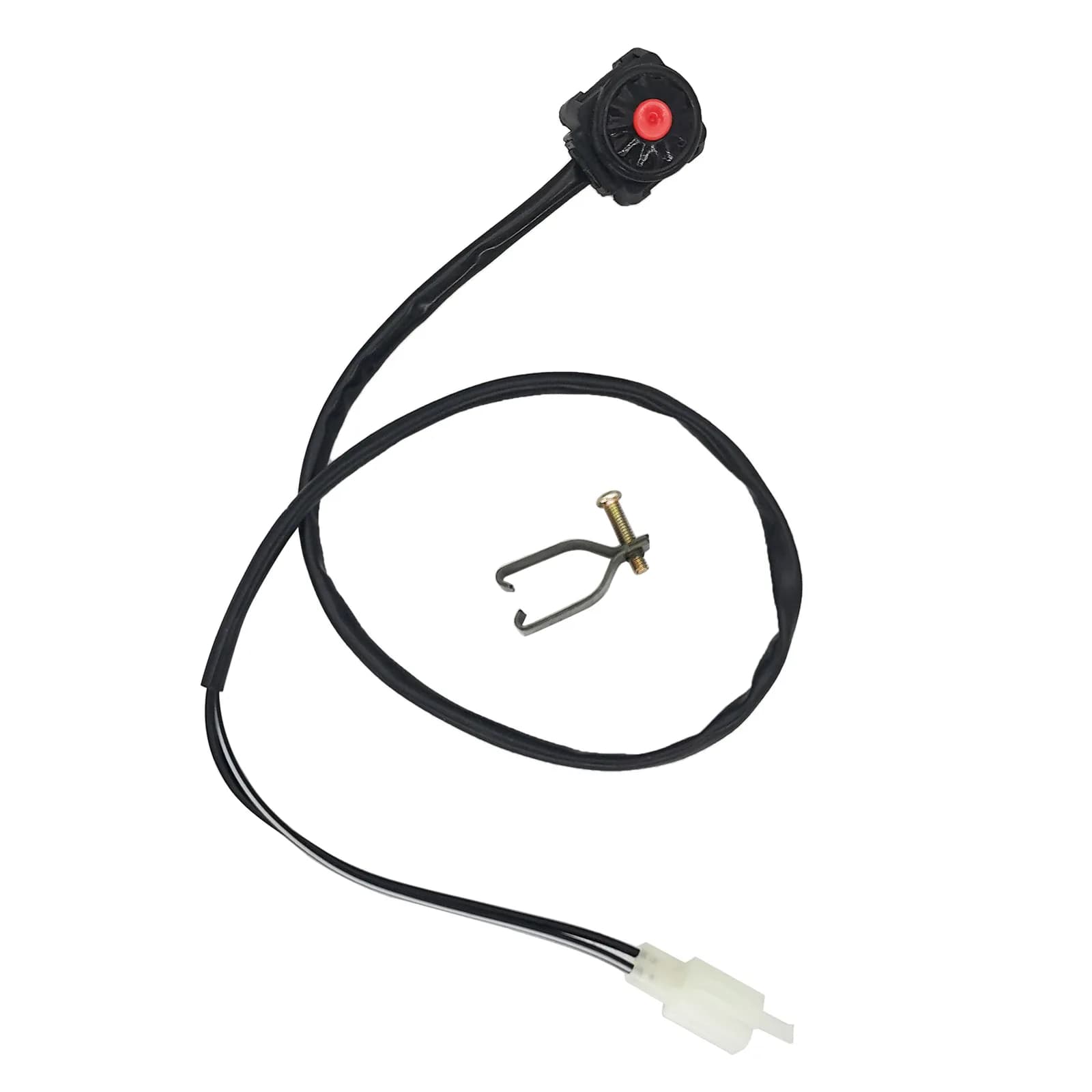 Joli universel pour moto, bouton poussoir rouge — photo 2