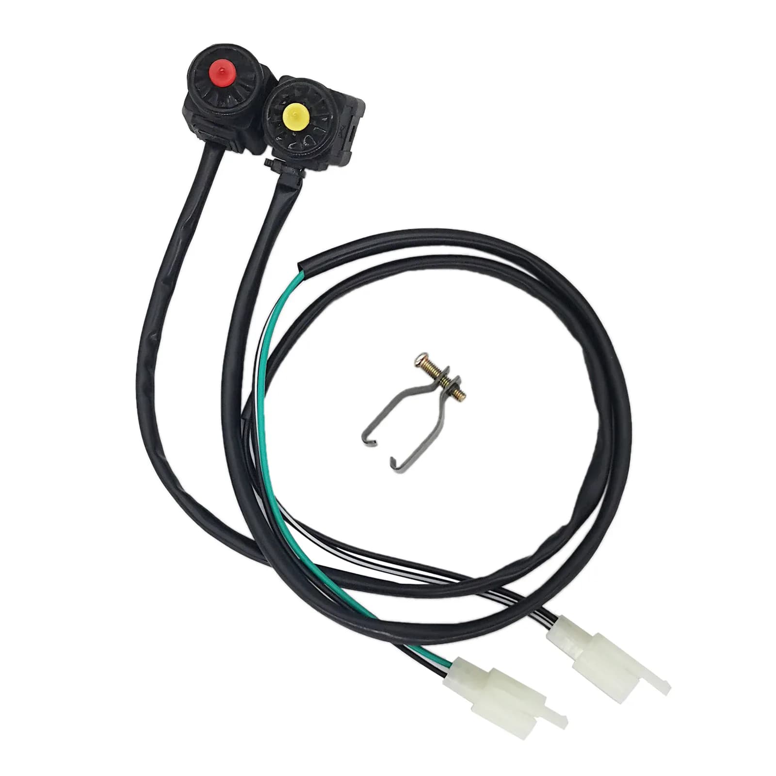 Joli universel pour moto, bouton poussoir rouge — photo 4