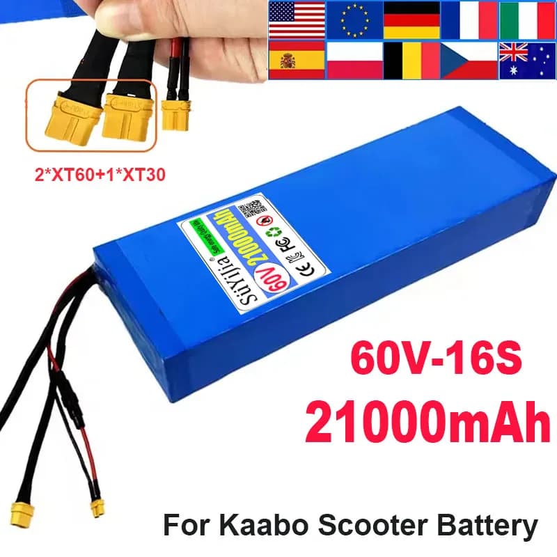 Batterie 60 V 21 Ah pour trottinette Kaabo
