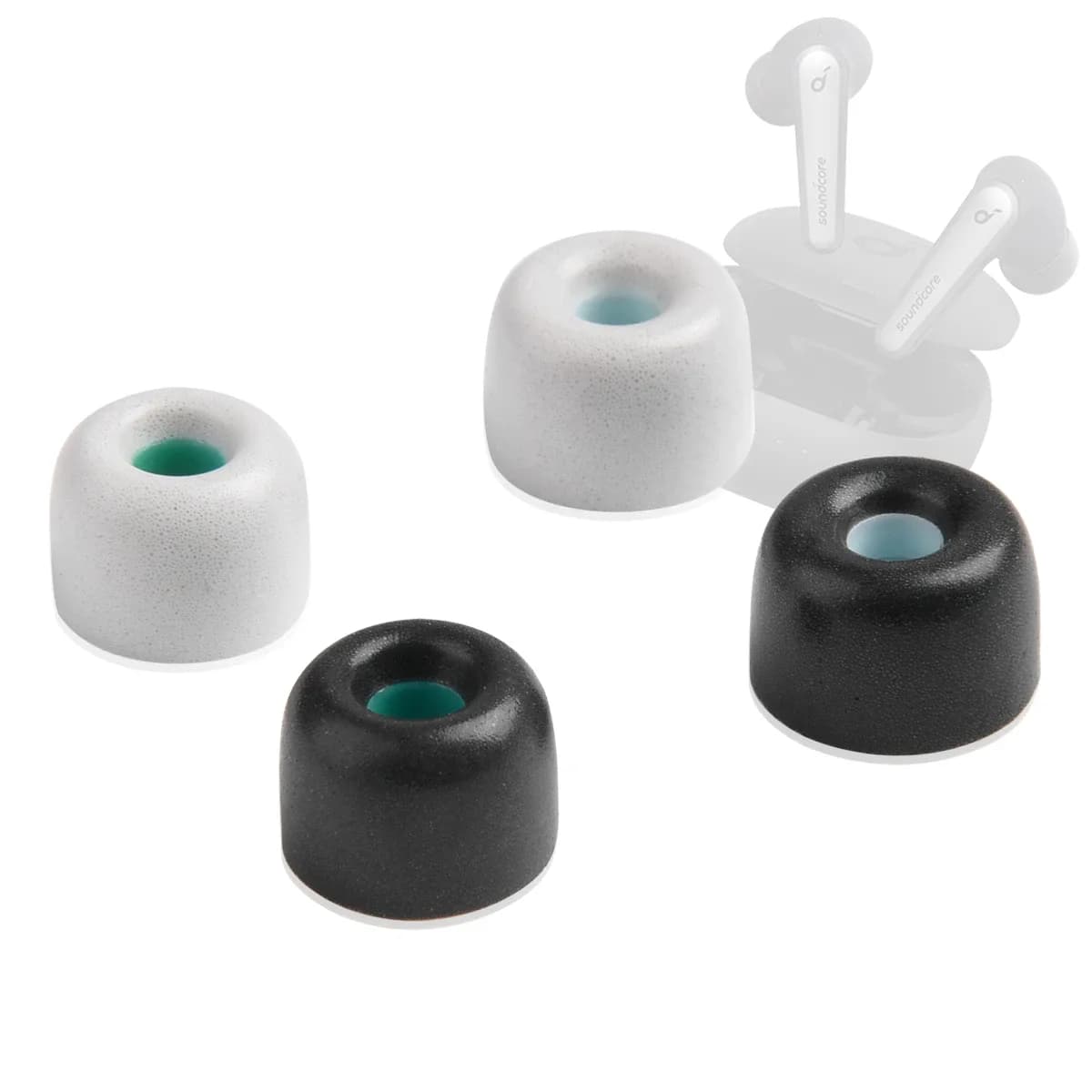 Embouts d'oreille en mousse à mémoire de forme, 4 pièces