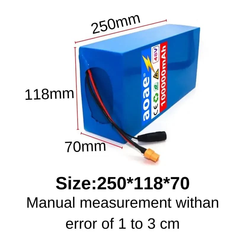 Pack de batteries au lithium d'origine 48V 13s6p, 48V