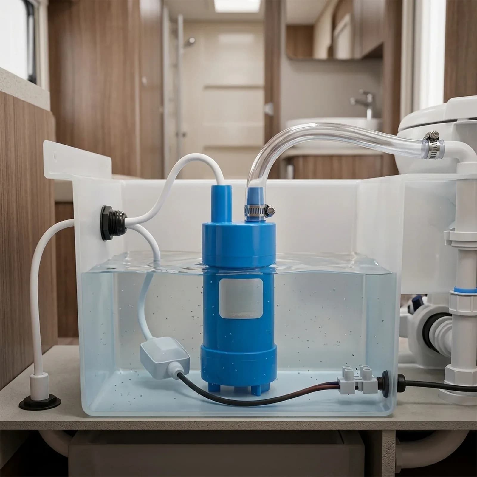 Pompe à eau pour toilettes de camping-car 12/24V pour
