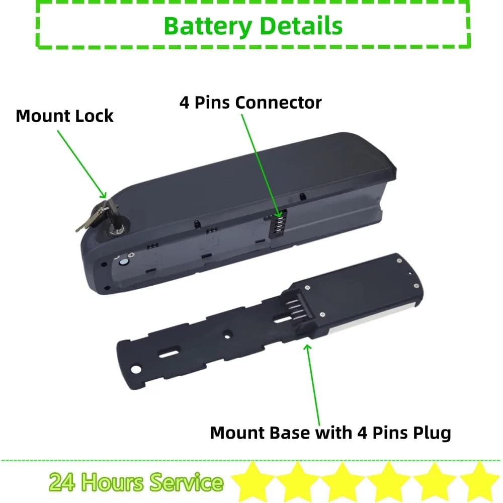 Eleglide M1 Plus batterie de vélo électrique 36v 7.5Ah