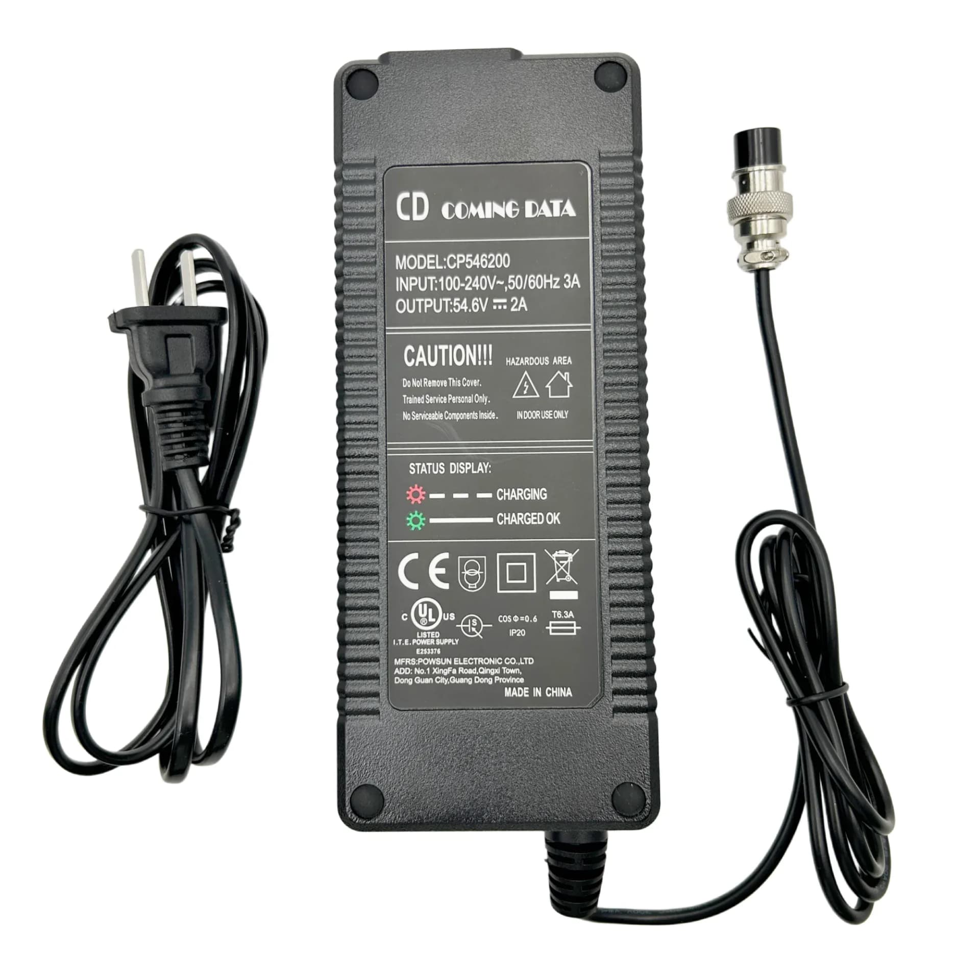 Chargeur 54,6 ou 67,2 V pour Joyor S et T