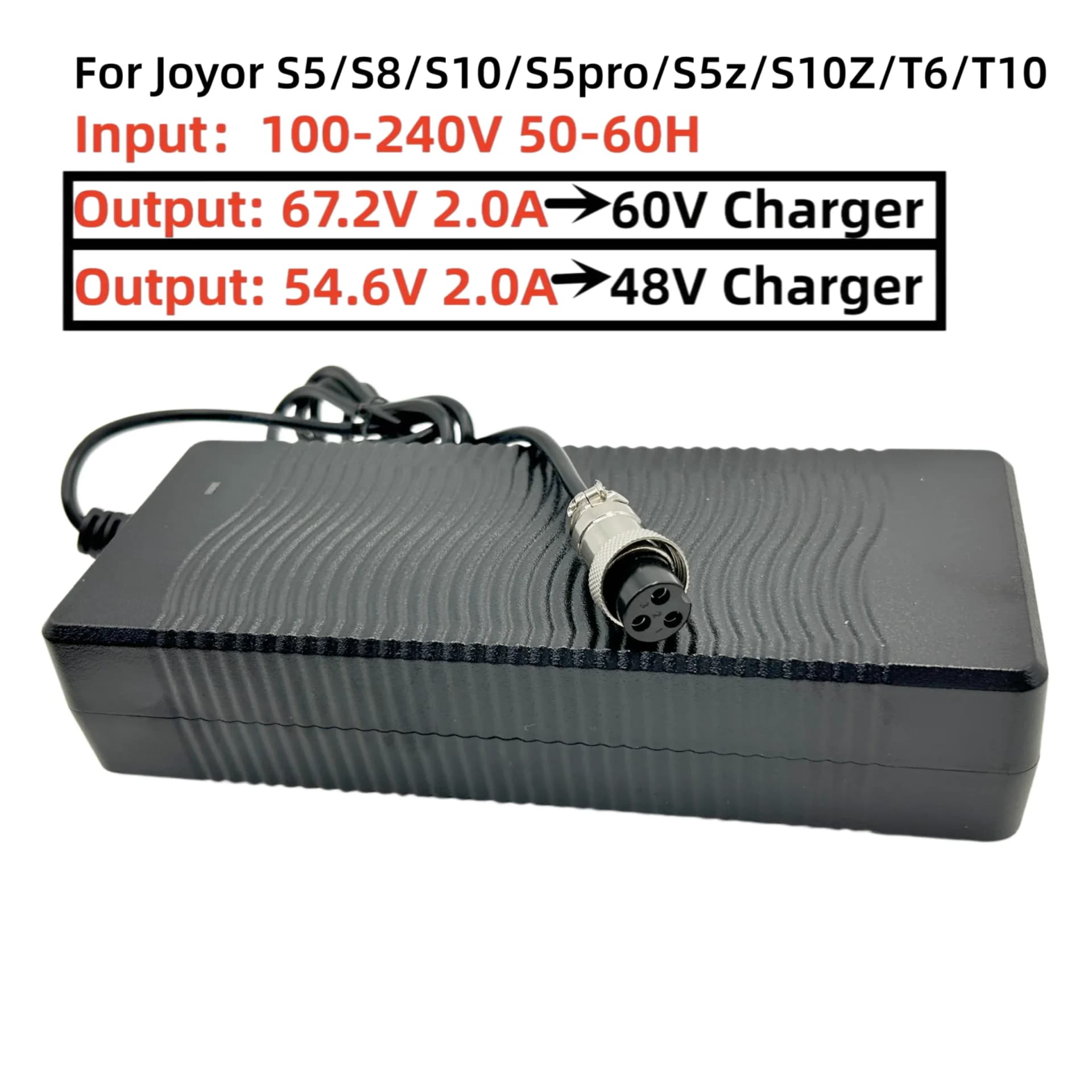 Chargeur 54,6 ou 67,2 V pour Joyor S et T
