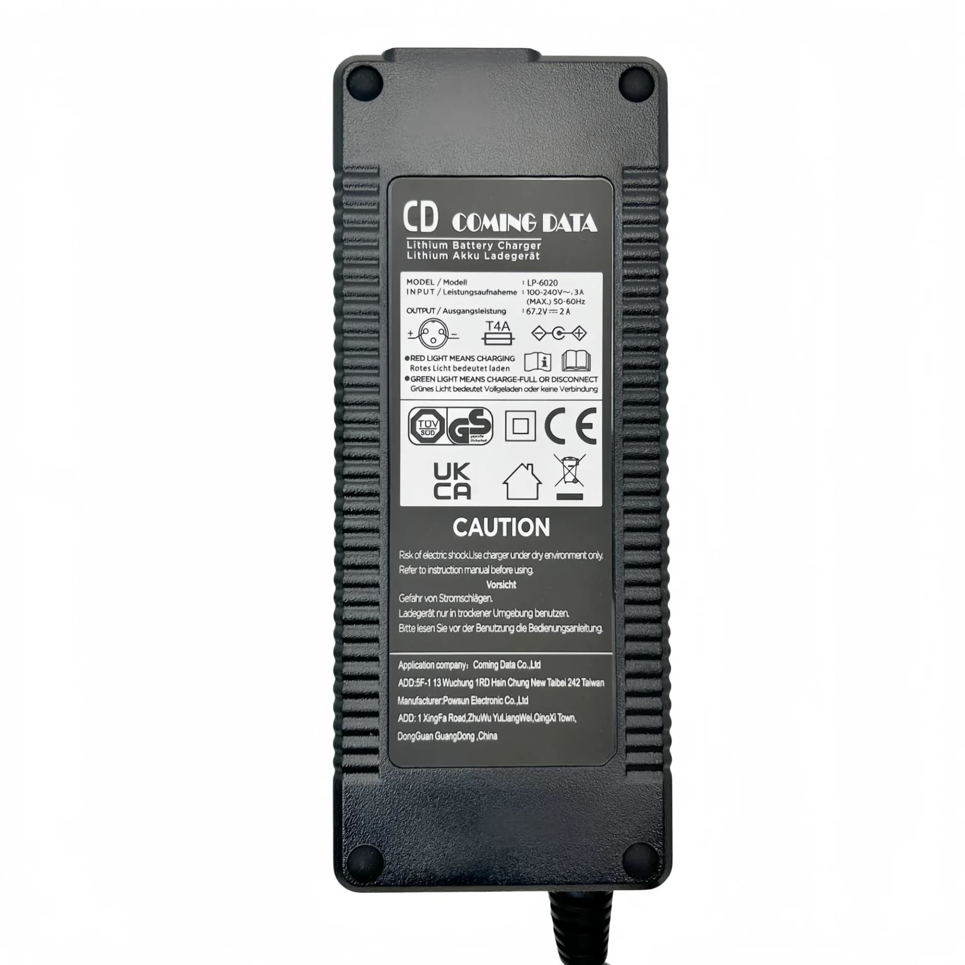 Chargeur 54,6 ou 67,2 V pour Joyor S et T