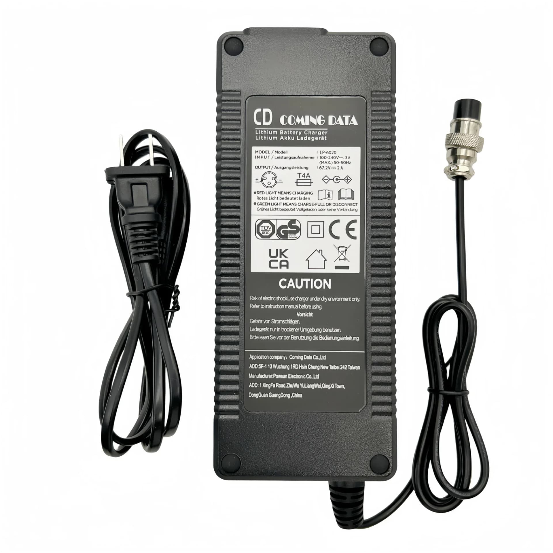 Chargeur 54,6 ou 67,2 V pour Joyor S et T