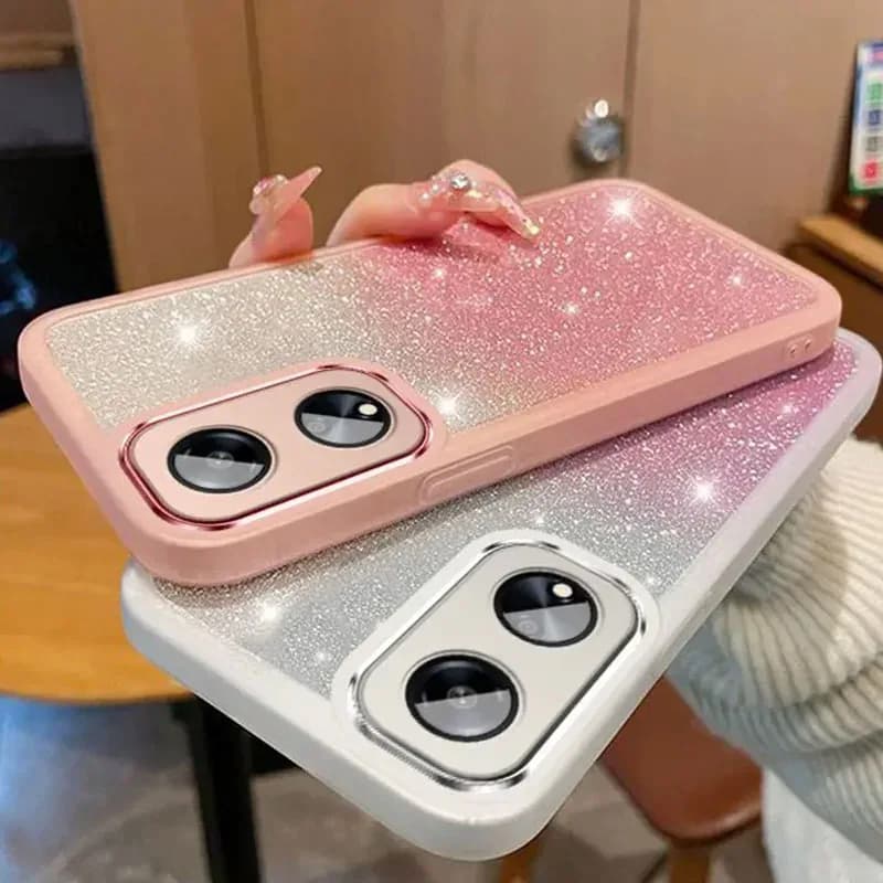 Coque silicone scintillante pour Realme C et Note