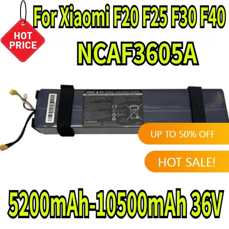 Batterie 36 V pour Ninebot F20, F25, F30 et F40