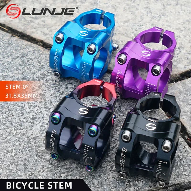 Tige de vélo de montagne CNC 31.8mm, vélo de route vtt