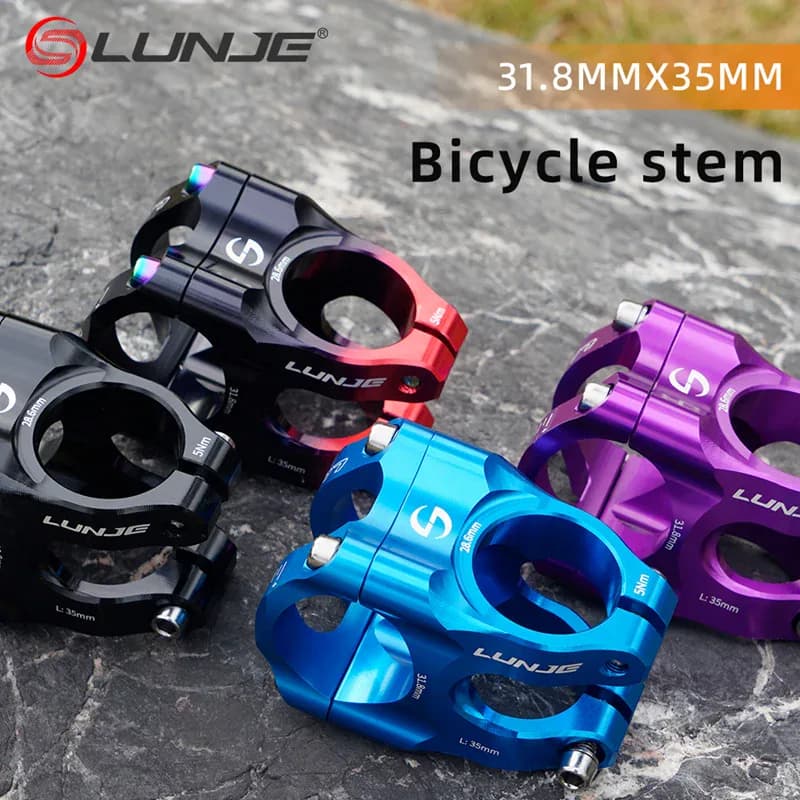 Tige de vélo de montagne CNC 31.8mm, vélo de route vtt