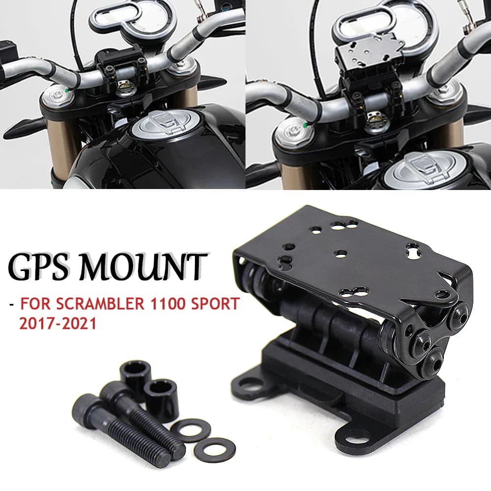 Accessoires moto pour DucSauScramJeff dehors, navigation GPS