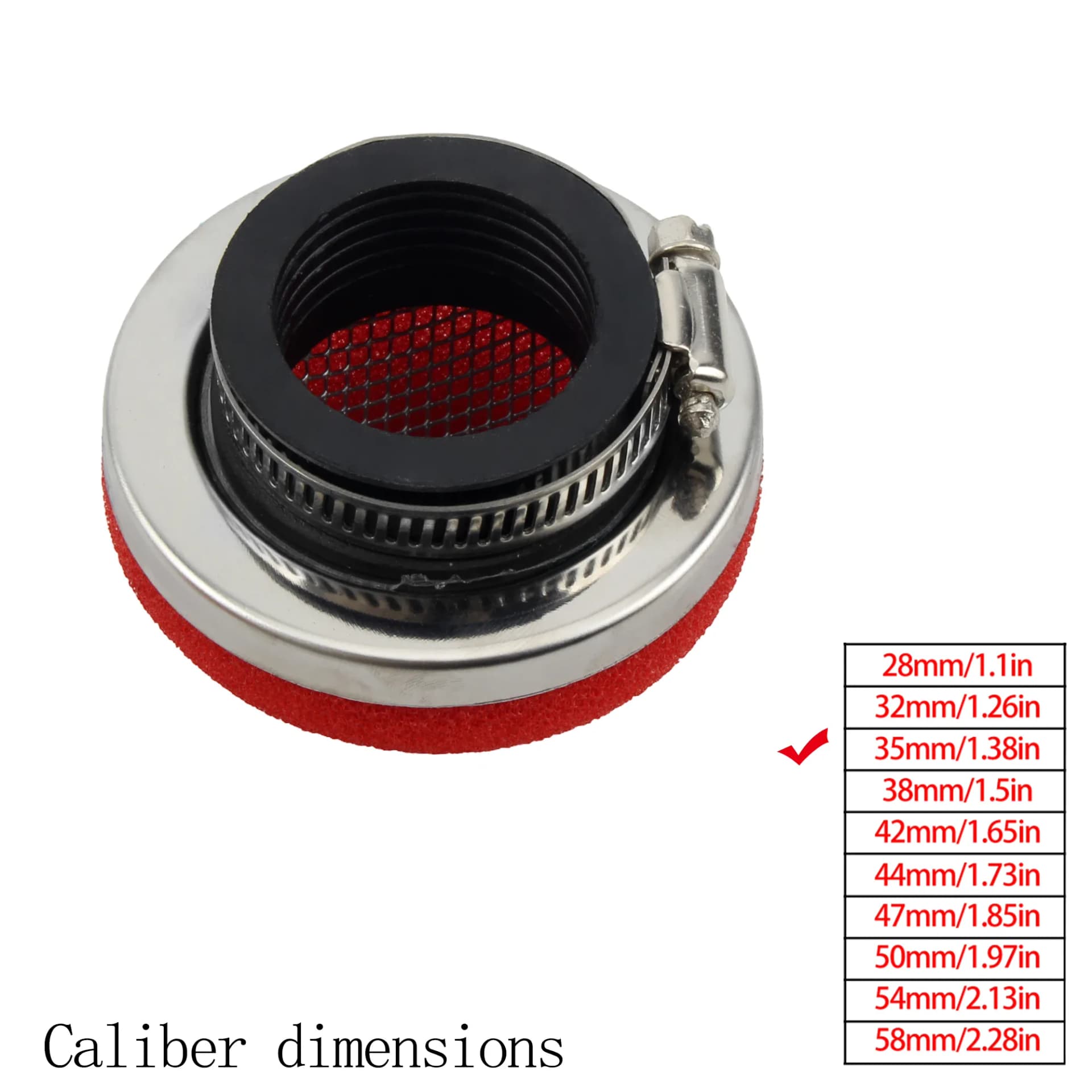 Filtre à Air pour Moto, nettoyeur de filtre à Air — Rouge