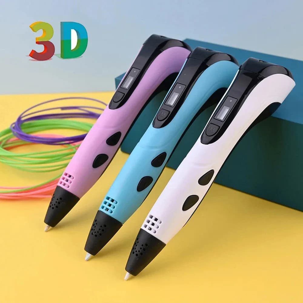 Stylo 3D rechargeable PLA ABS avec filament inclus