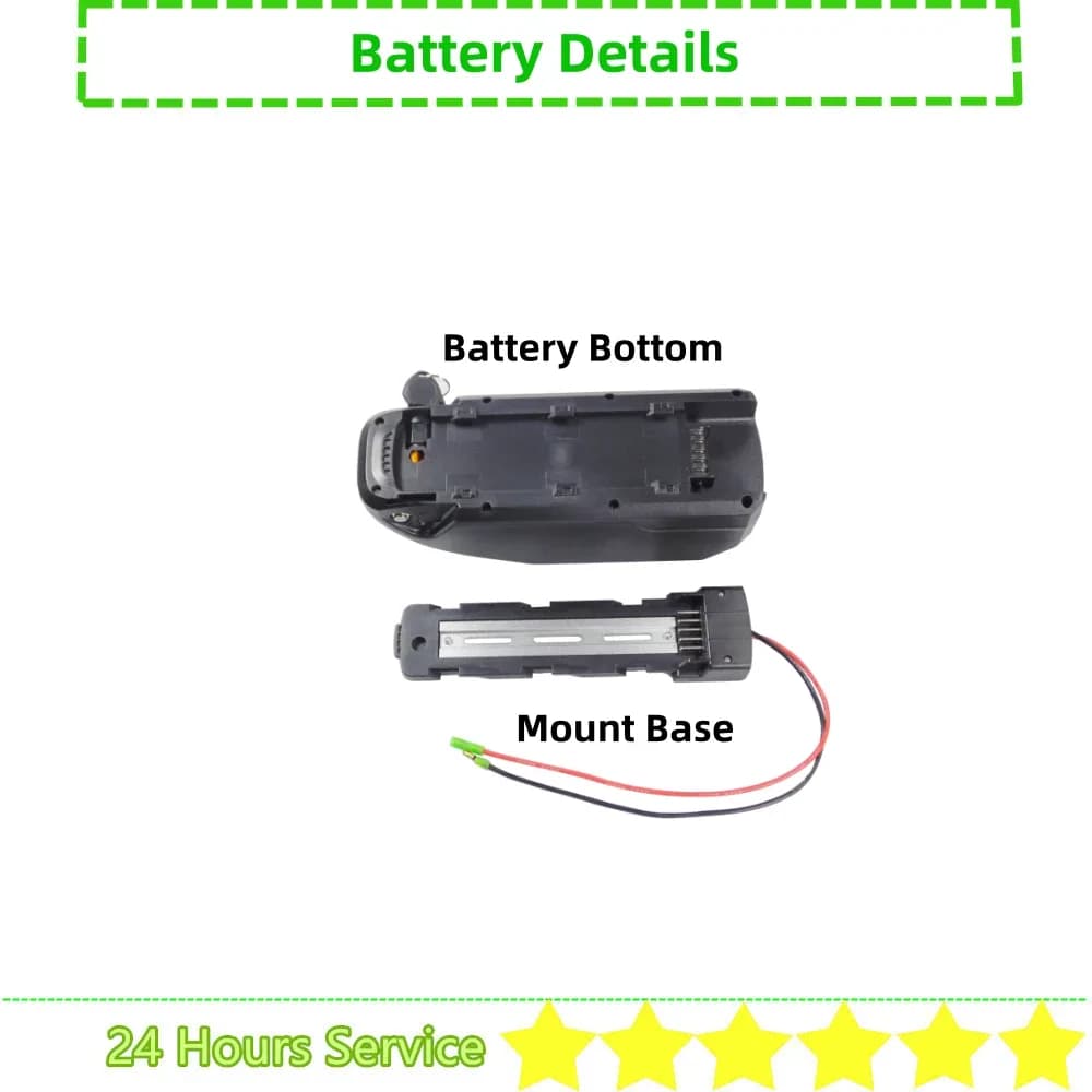 Batterie 36/48/52 V pour moteurs Bafang et Tongsheng