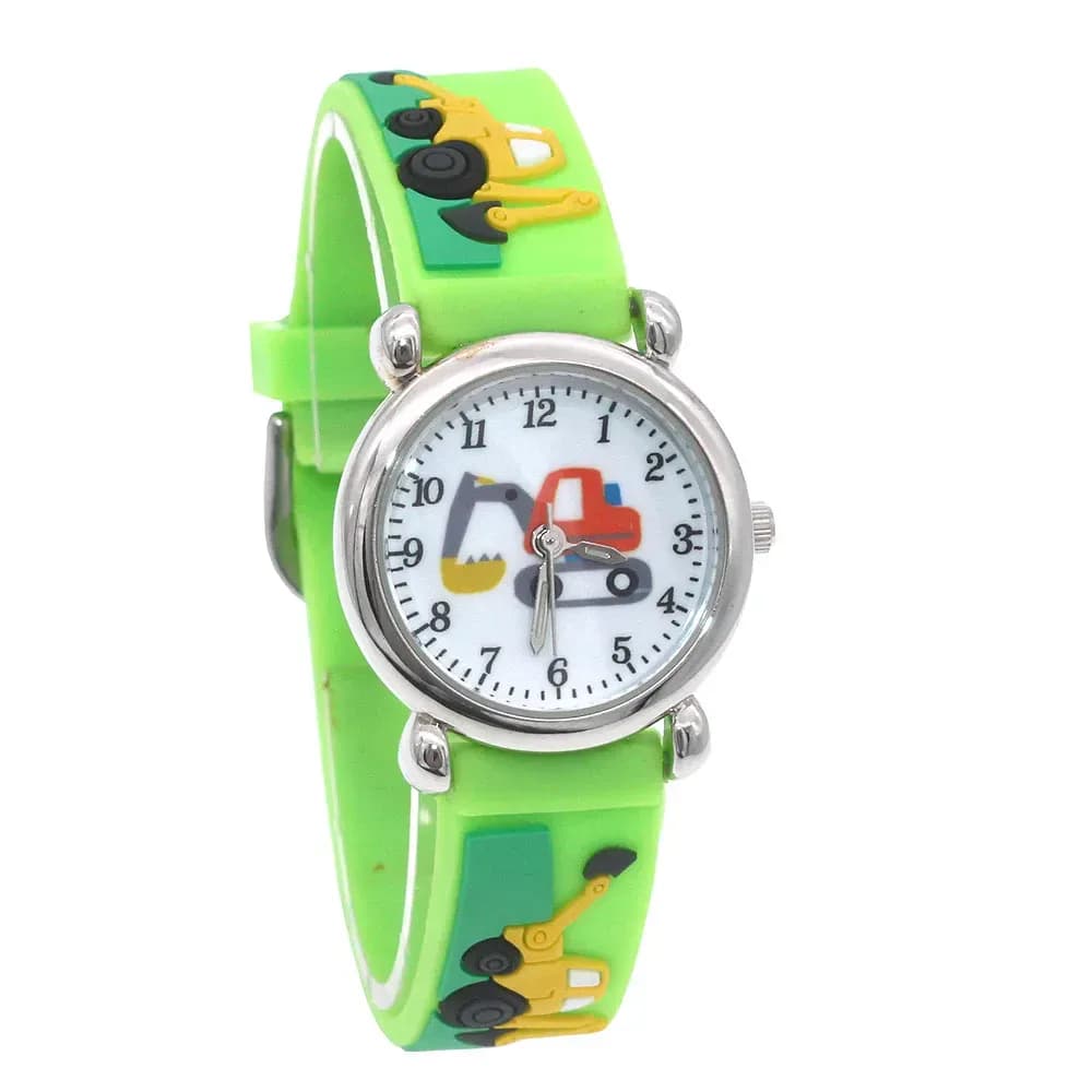 Horloge de montre-bracelet pour enfants-montre pour enfants — Vert