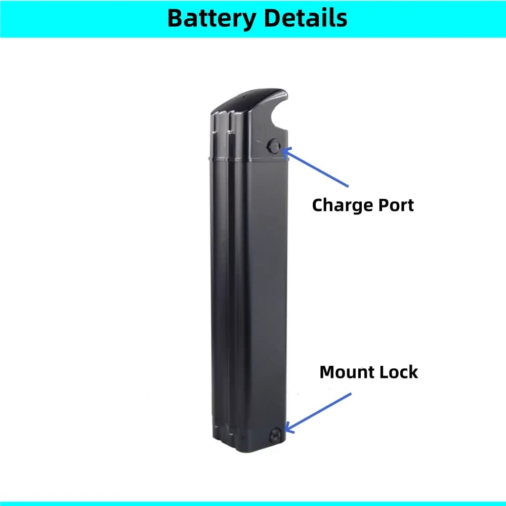 Batterie 36 V Silverfish pour vélo Volt Kensington