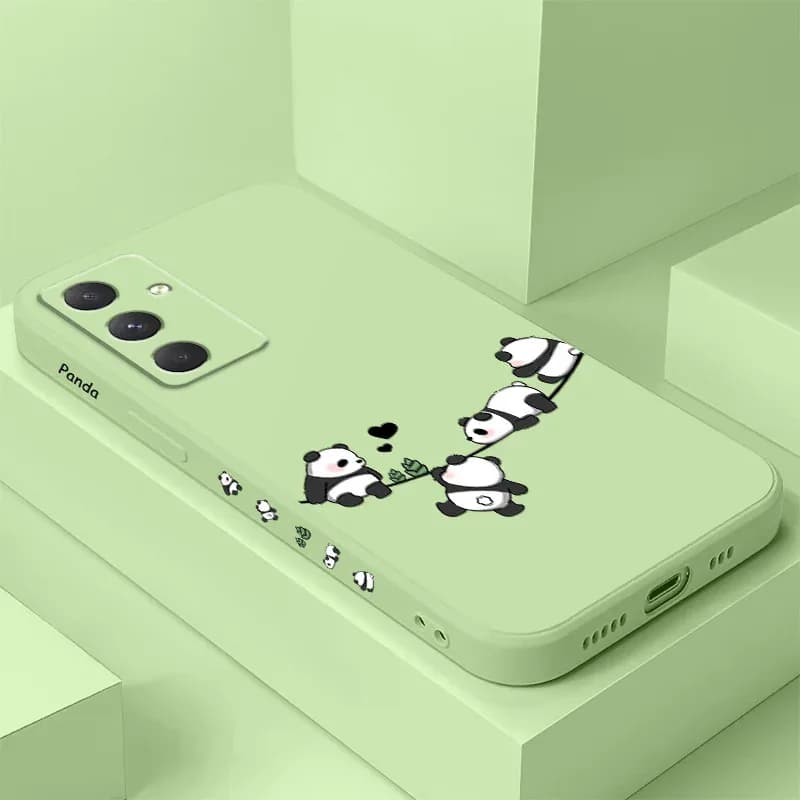 Coque de téléphone bébé Panda, étui pour Samsung Galaxy A56