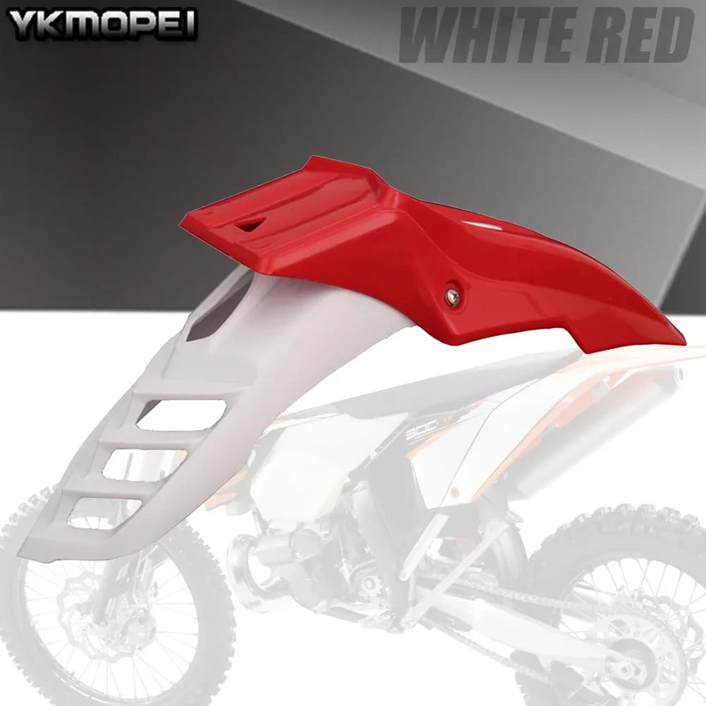 Garde-boue avant de moto universel Supermoto, pour KX CR XR — Blanc