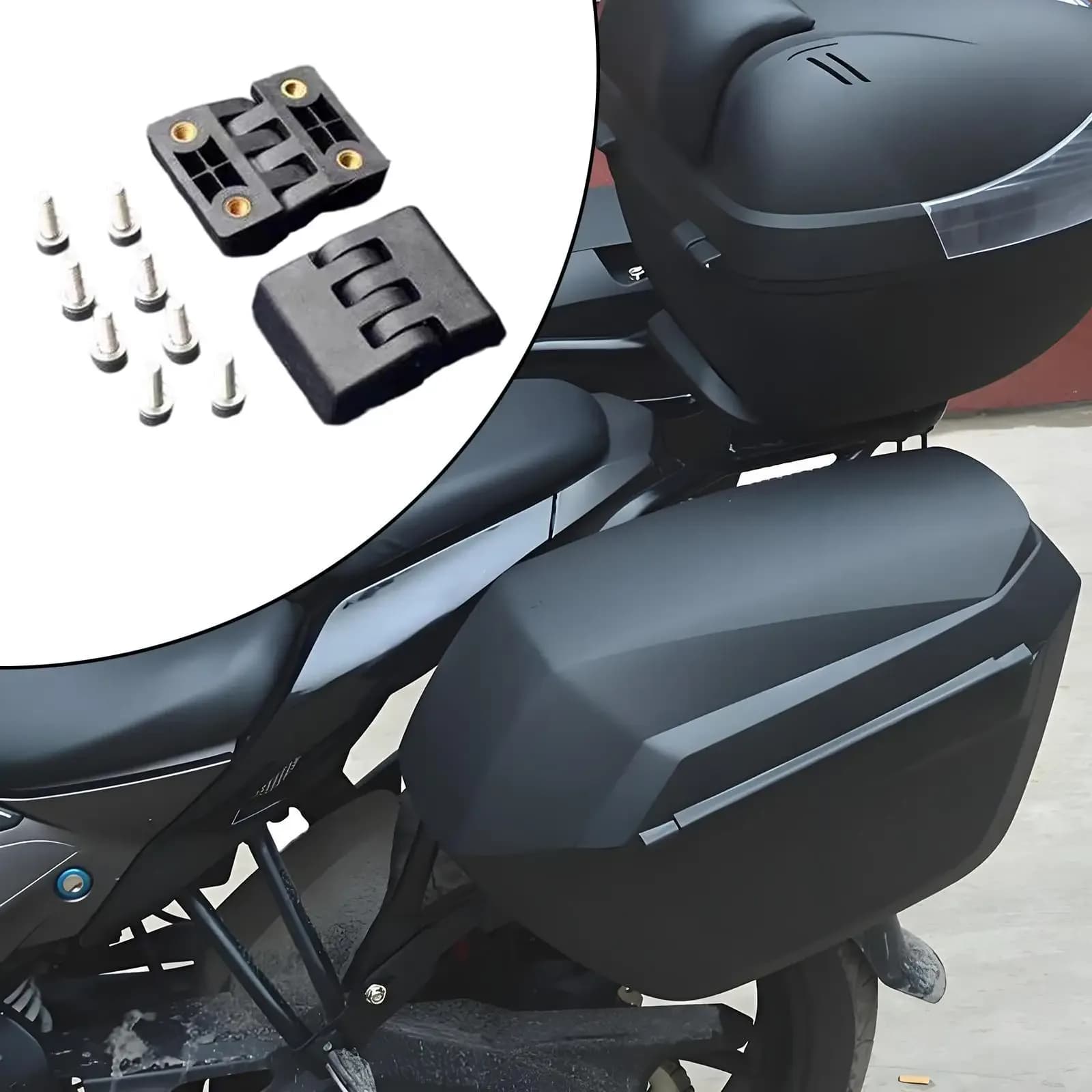 Charnières de coffre de moto en nylon durables, kit — photo 4