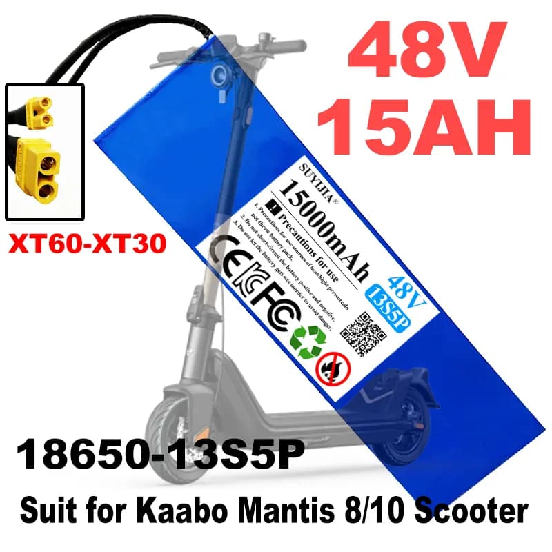Batterie 48 V 15 Ah pour Kaabo Mantis 8 et Mantis 10