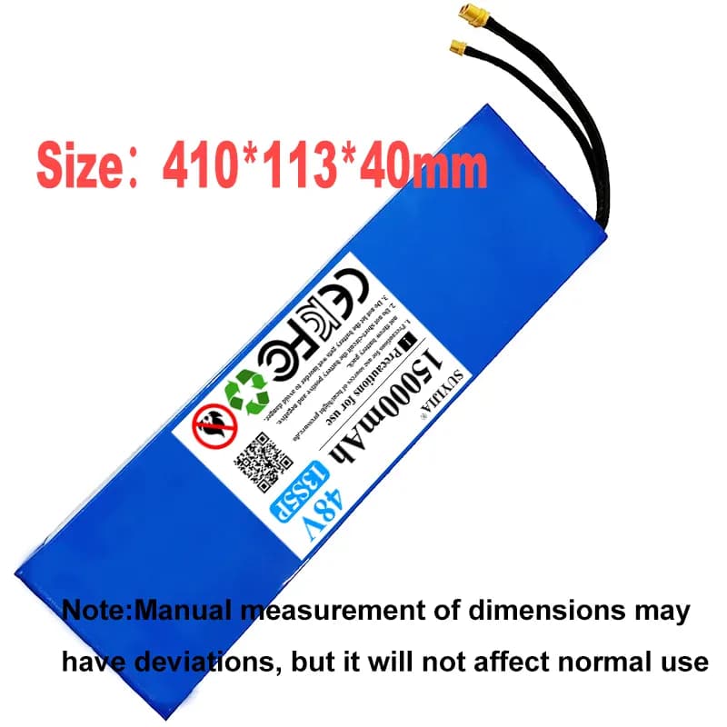 Batterie 48 V 15 Ah pour Kaabo Mantis 8 et Mantis 10