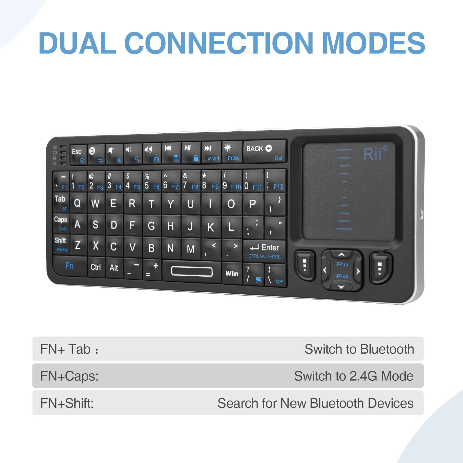 Rii K06 Mini clavier Bluetooth, clavier sans fil