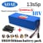 Batterie lithium 48V 13S5P avec BMS 50A intégré