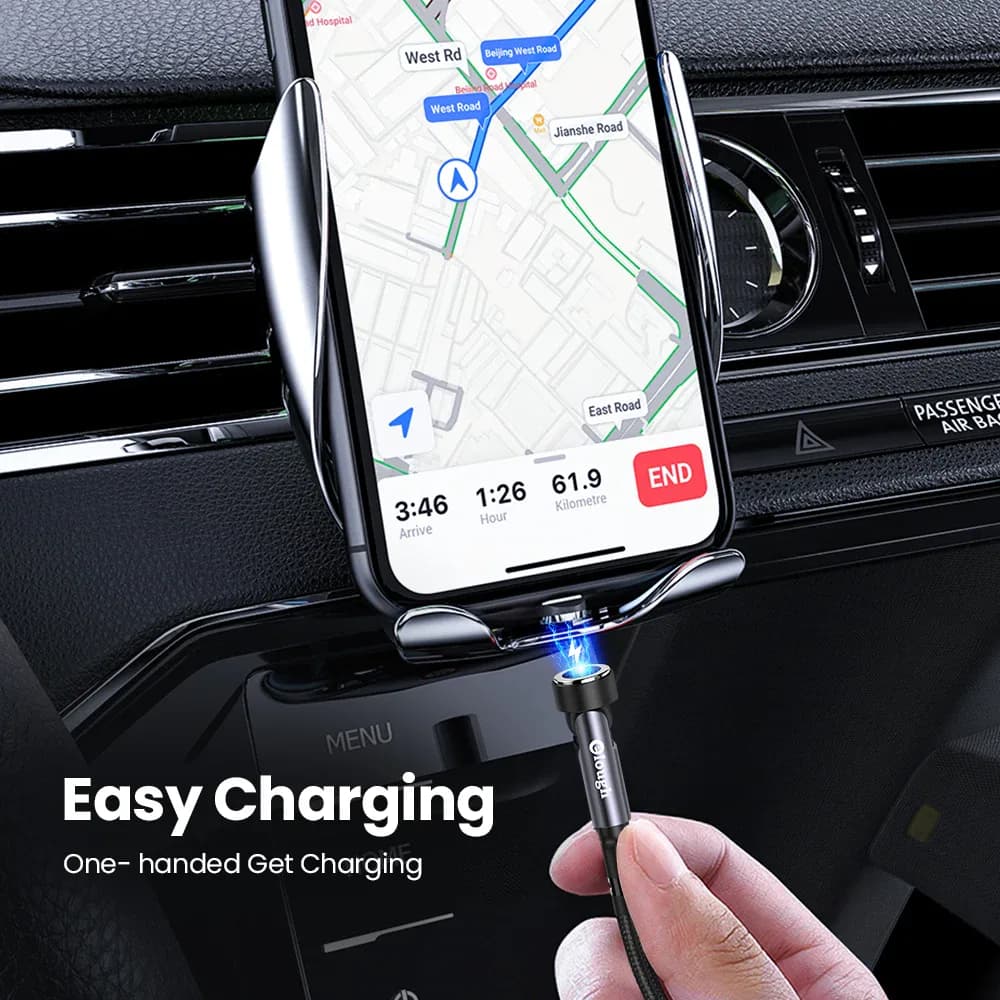 Elough 540 câble magnétique 3A charge rapide Micro USB Type