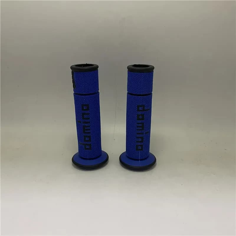 Poignée de guidon universelle pour moto, 7/8 "22 24MM — Bleu