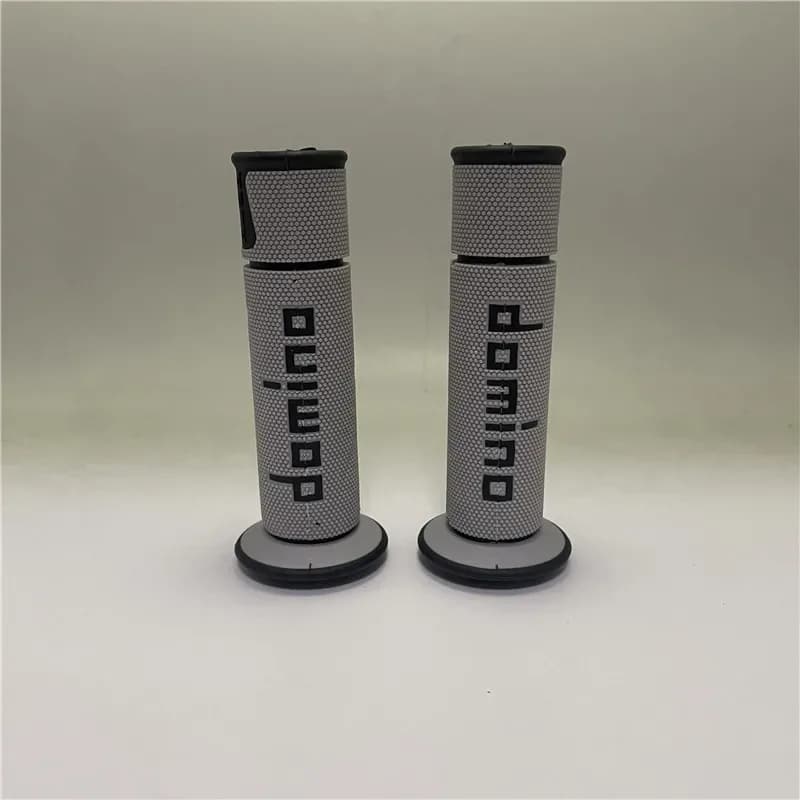 Poignée de guidon universelle pour moto, 7/8 "22 24MM — Gris