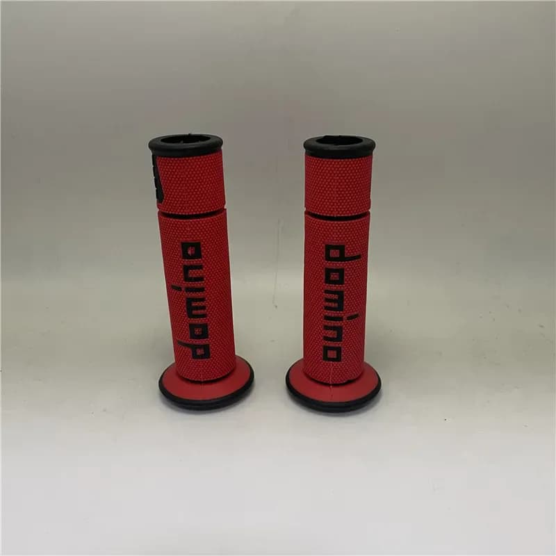 Poignée de guidon universelle pour moto, 7/8 "22 24MM — Rouge
