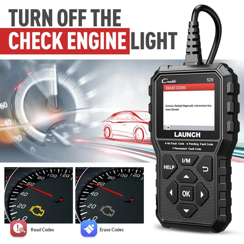 Nouveau launch Creader 529 OBD2 Scanner outil de Diagnostic