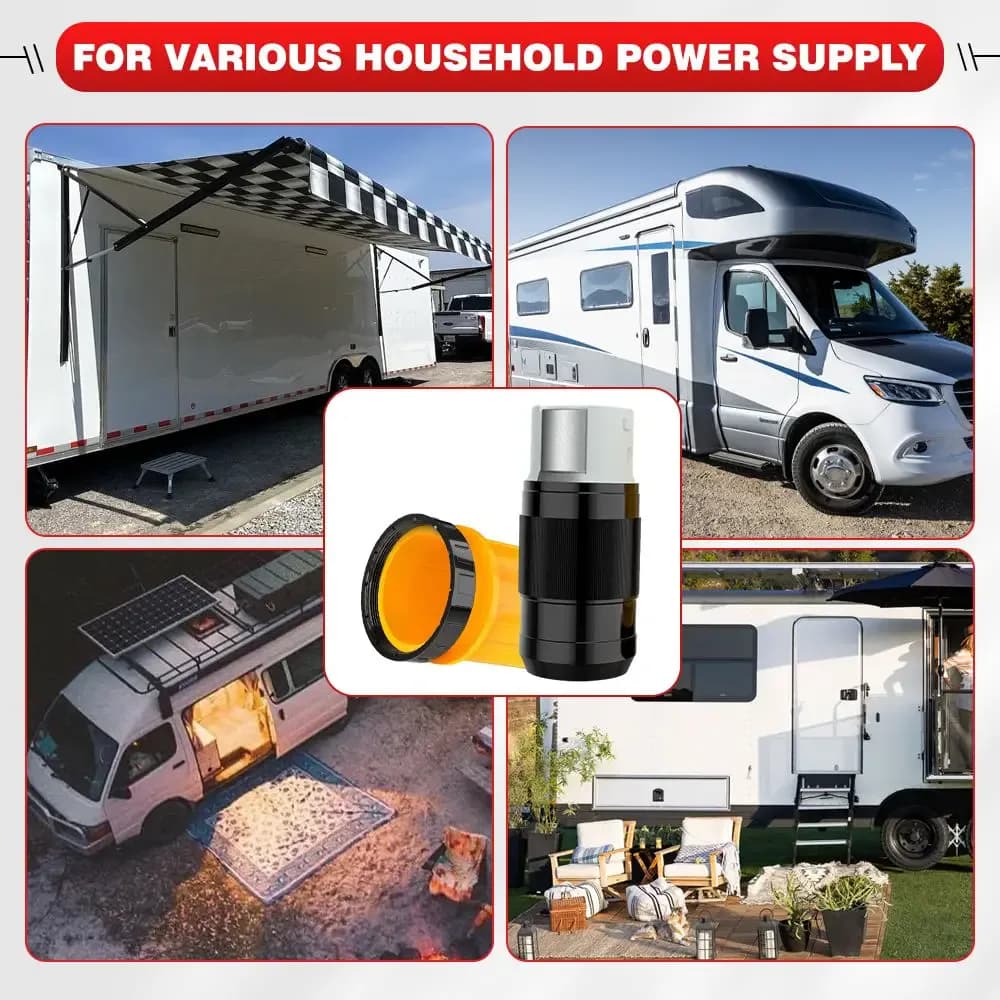 Connecteur d'alimentation pour camping-car, 125V/250 V — photo 3