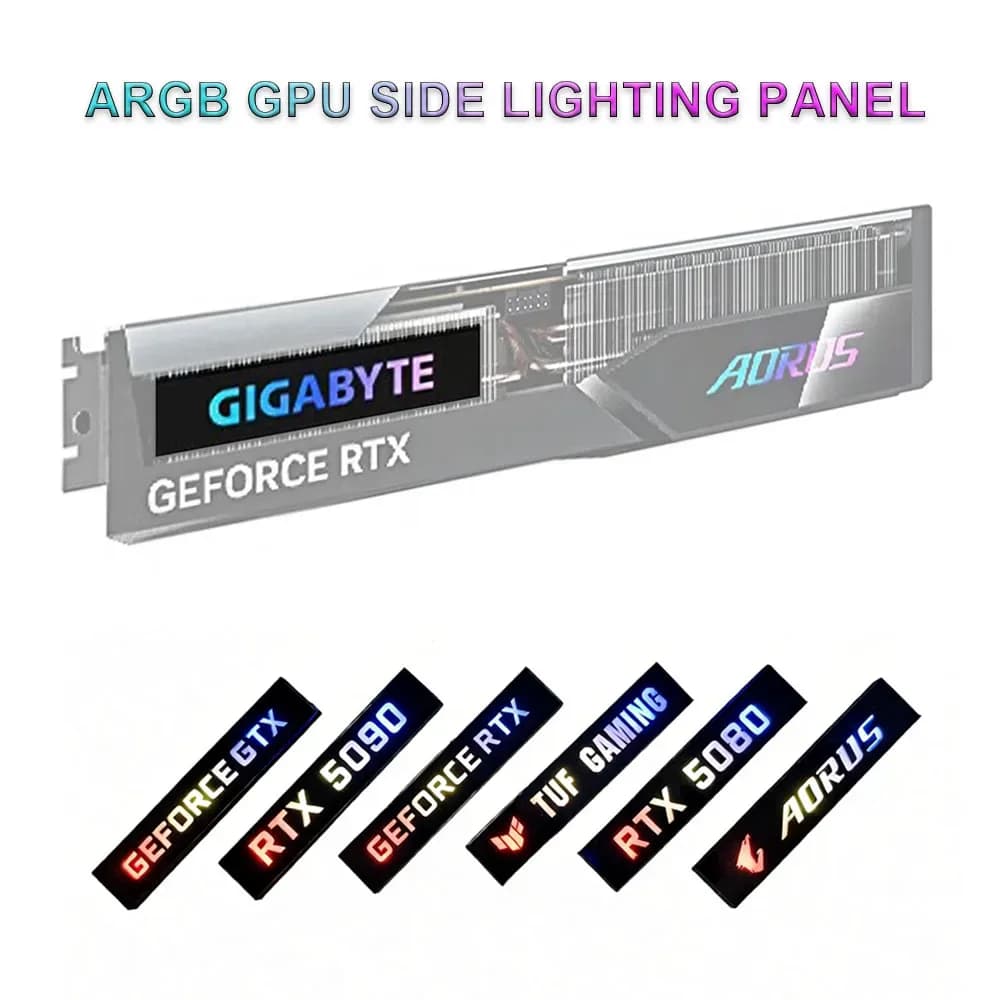 Panneau ARGB décoratif pour carte graphique 5V 3 broches
