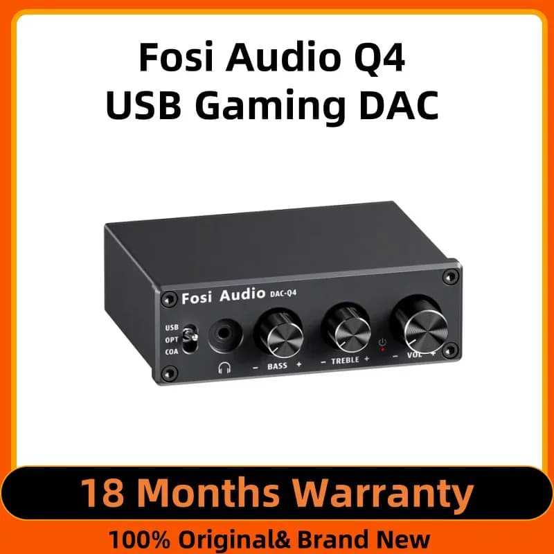 DAC USB et ampli casque Fosi Audio Q4 stéréo