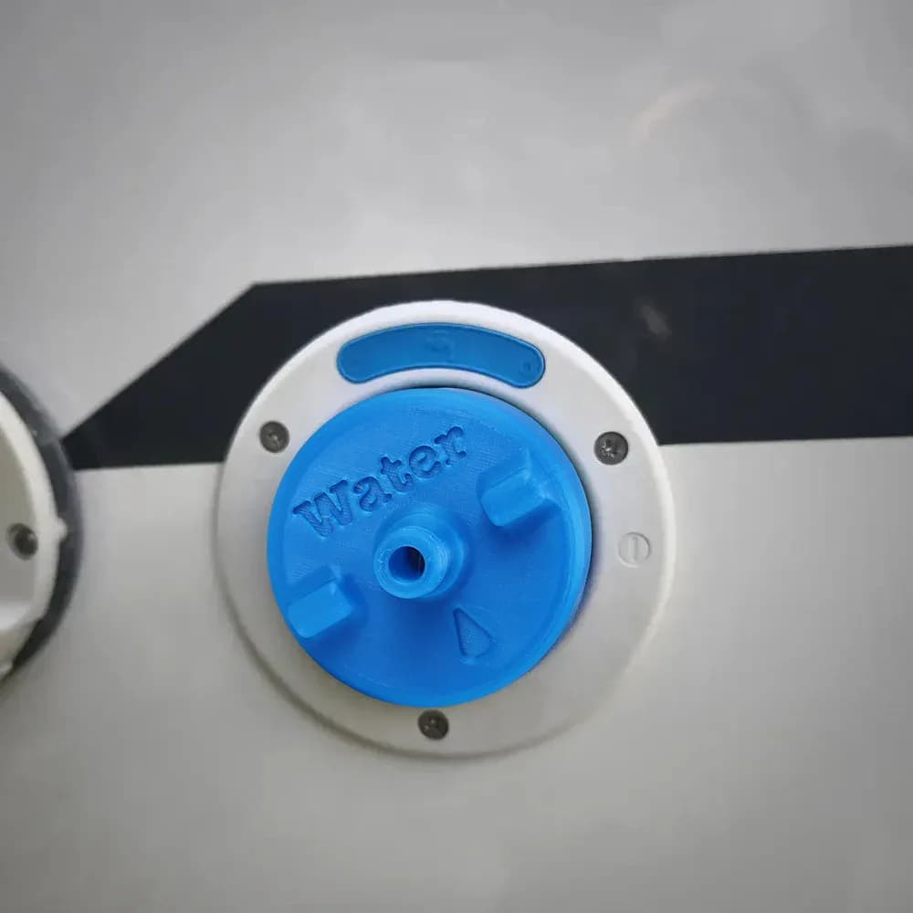 Entrée d'eau pour camping-car, remplacement bleu — photo 5