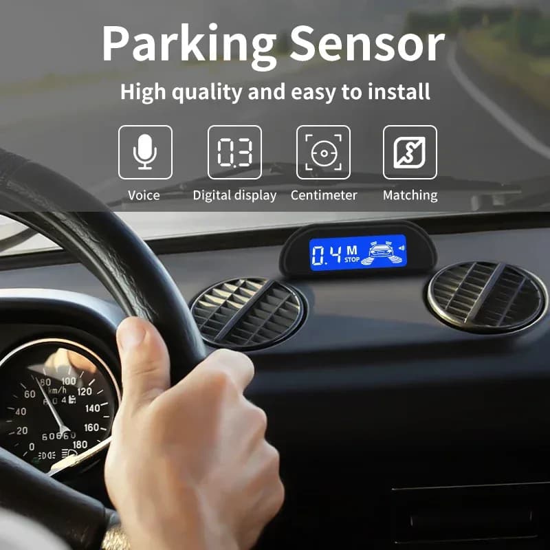 Kit de capteurs de stationnement de voiture Hippcron avec