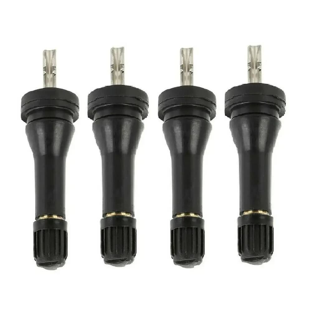 Valves de pneus TPMS en caoutchouc, 4 pièces