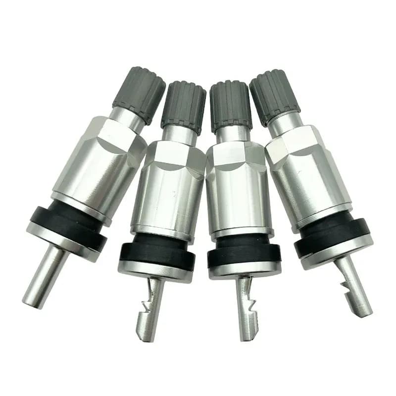 Valves de pneus TPMS en caoutchouc, 4 pièces
