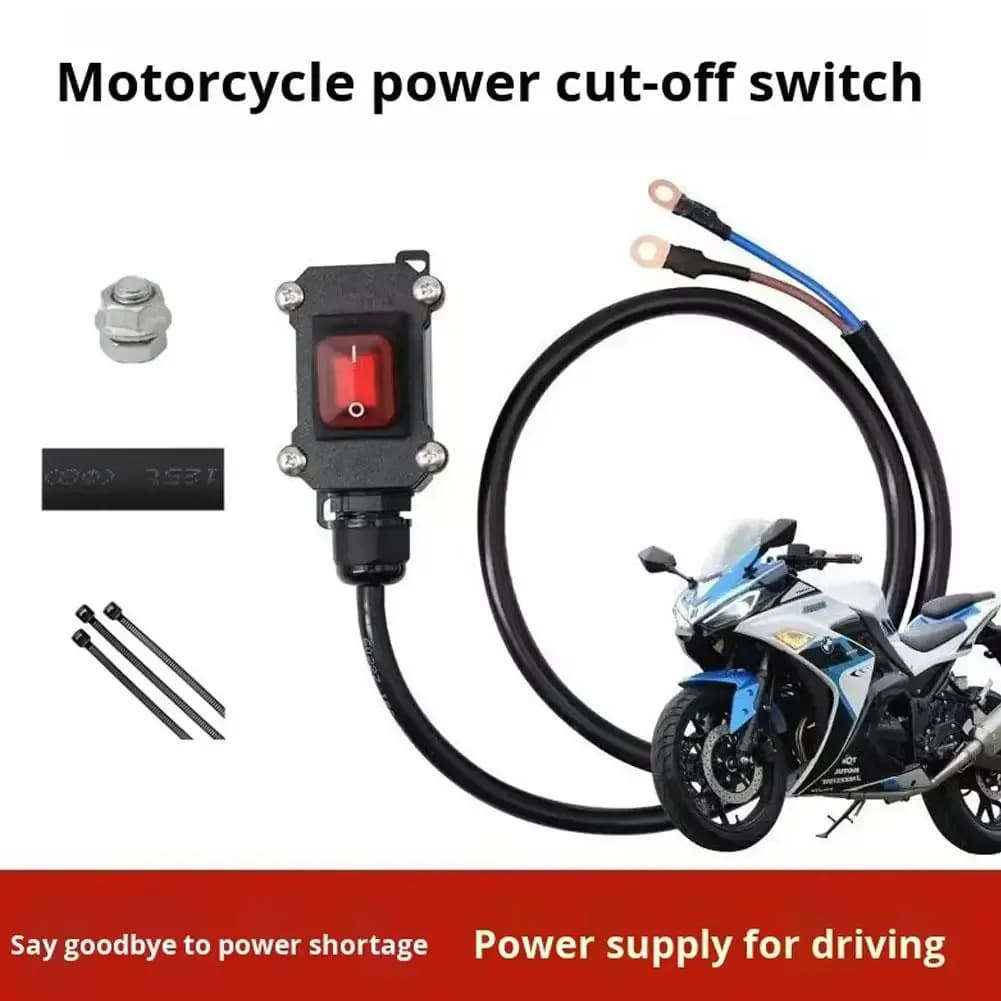 Interrupteur de coupure de batterie de moto 12V, haute — photo 2